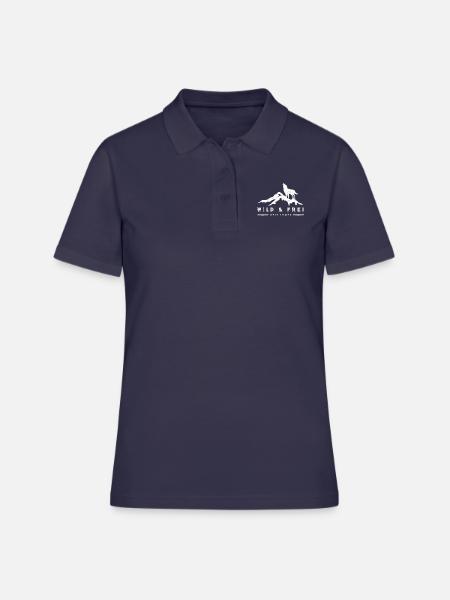 Wild & Frei - Frauen Polo Shirt - Navy