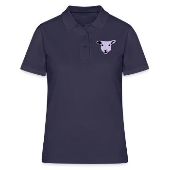 Schaf, Lamm - Frauen Polo Shirt - Navy - Vorne - Ailine (174cm)