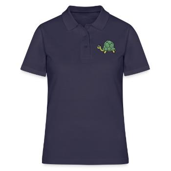 Turtles - Women's Polo Shirt - navy - Front - Ailine (174cm)