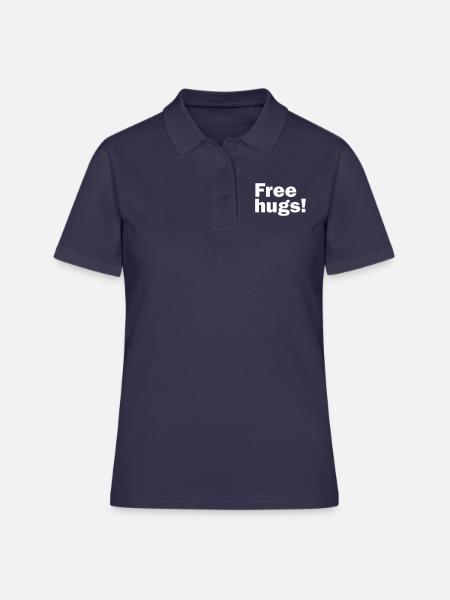 Free hugs - Women's Polo Shirt - navy