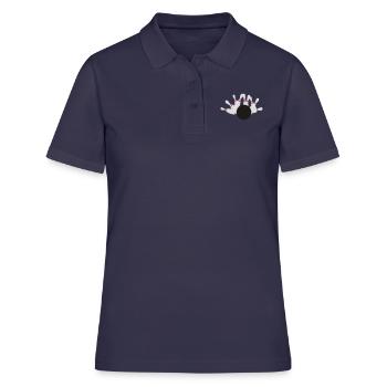 skittles - Polo Femme - bleu marine - Devant - Ailine (174cm)