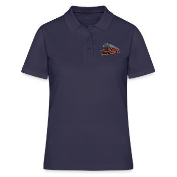 Dampflok 43 001 - Frauen Polo Shirt - Navy - Vorne - Ailine (174cm)