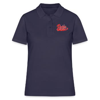 barbier haar bart barber rasieren männer barber - Frauen Polo Shirt - Navy - Vorne - Ailine (174cm)