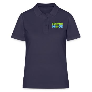 summer mode - Frauen Polo Shirt - Navy - Vorne - Ailine (174cm)