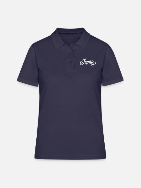 Sophie - Vorname - Frauen Polo Shirt - Navy