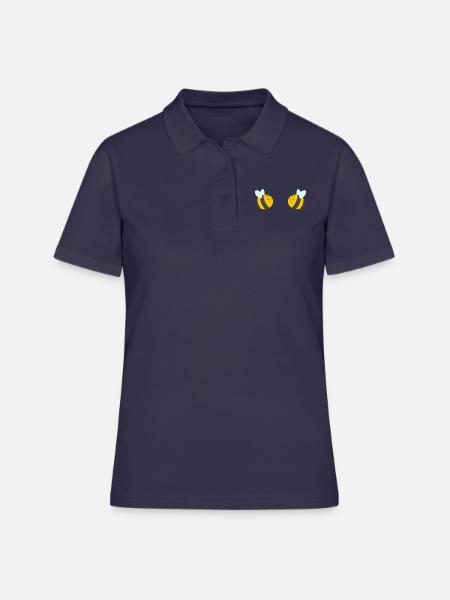 Bienchen - Frauen Polo Shirt - Navy