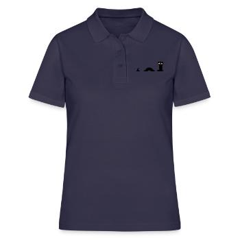 Early Worm / Early Worm (3c) - Polo Femme - bleu marine - Devant - Ailine (174cm)