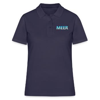 mer - Polo Femme - bleu marine - Devant - Ailine (174cm)