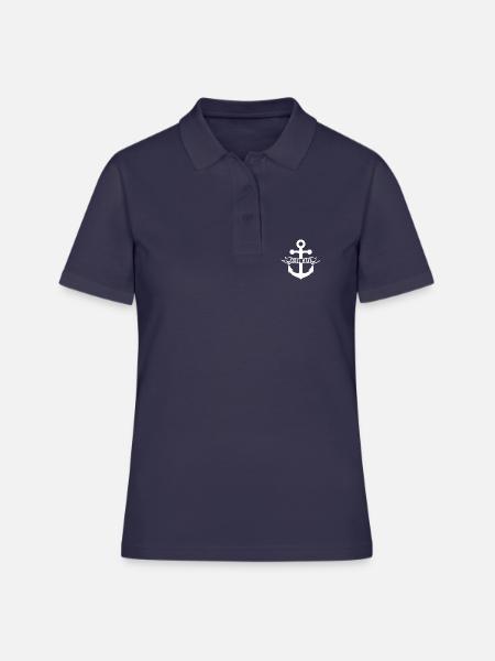 First Mate Sail - Frauen Polo Shirt - Navy