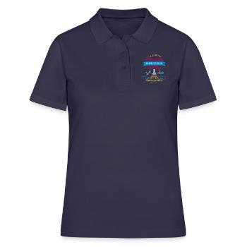 Technicienne de laboratoire parfaite shirt cadeau - Polo Femme - bleu marine - Devant - Ailine (174cm)