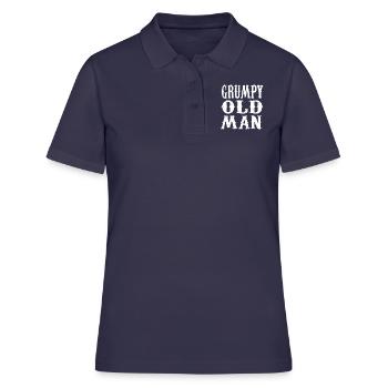 VIEIL HOMME GRINCHEUX - Polo Femme - bleu marine - Devant - Ailine (174cm)