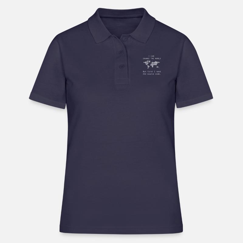 Programmieren Programmierer Informatiker Geschenk - Frauen Polo Shirt - Navy