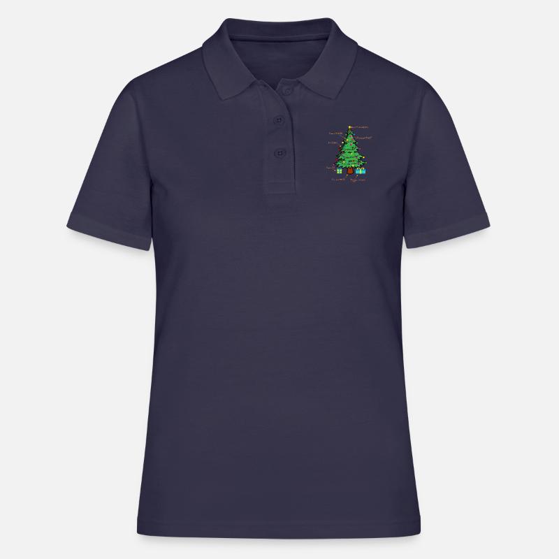 Math Geometree Math Student Math Teacher - Polo Femme - bleu marine