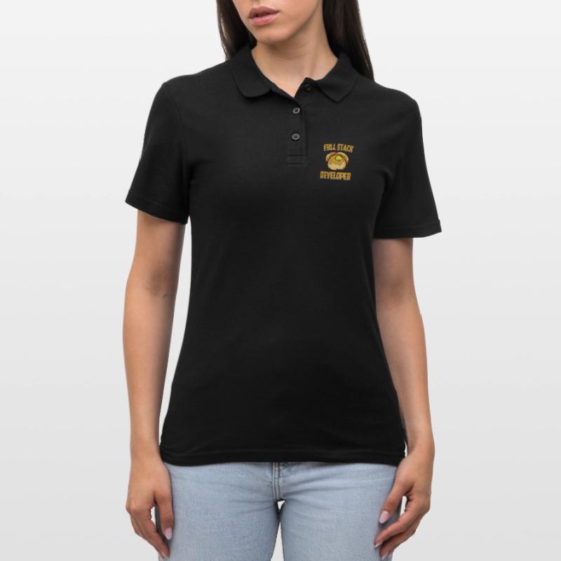 Full Stack Developer - Computer-Software-Programm Frauen Polo Shirt
