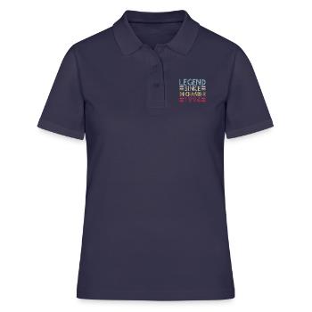 Legenden Geburtstag Dezember 1924 geboren Geschenk - Frauen Polo Shirt - Navy - Vorne - Ailine (174cm)