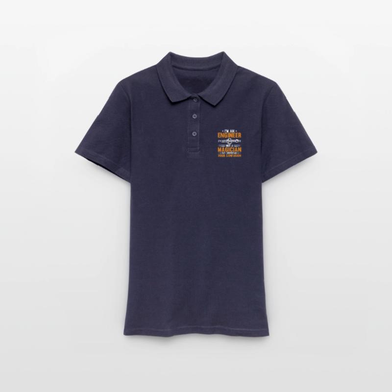 Engineer Brain Mechanical Engineering Electrical Engineering Math Women's Polo Shirt