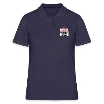 Bras de fer Bras de fer - Polo Femme - bleu marine - Devant - Ailine (174cm)