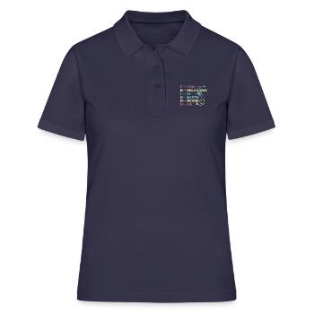 Complices Couple Couples Couple Meilleurs Amis - Polo Femme - bleu marine - Devant - Ailine (174cm)