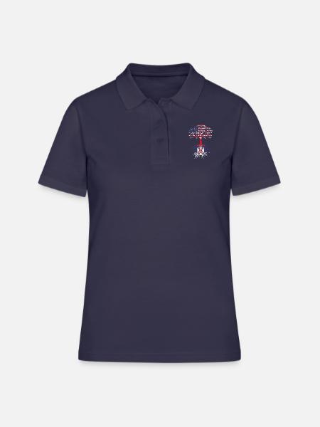 Serbia Serbian Serbian Srbija Yugoslavija Belgrade - Frauen Polo Shirt - Navy