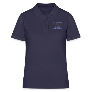 Nombre d’or Fibonacci Math Art Spirale - Polo Femme - bleu marine - Devant - Ailine (174cm)
