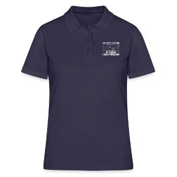 Nombre d’or Fibonacci Math Art Spirale - Polo Femme - bleu marine - Devant - Ailine (174cm)