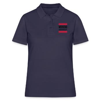 Weekend Warrior - Frauen Polo Shirt - Navy - Vorne - Ailine (174cm)