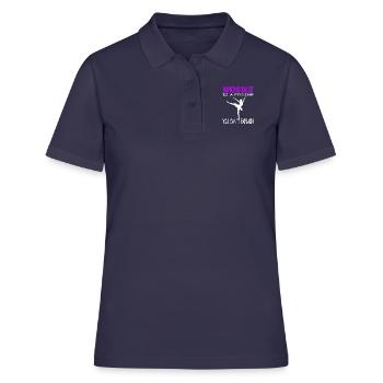 Ballet danse ballet danseur ballet danseur - Polo Femme - bleu marine - Devant - Ailine (174cm)