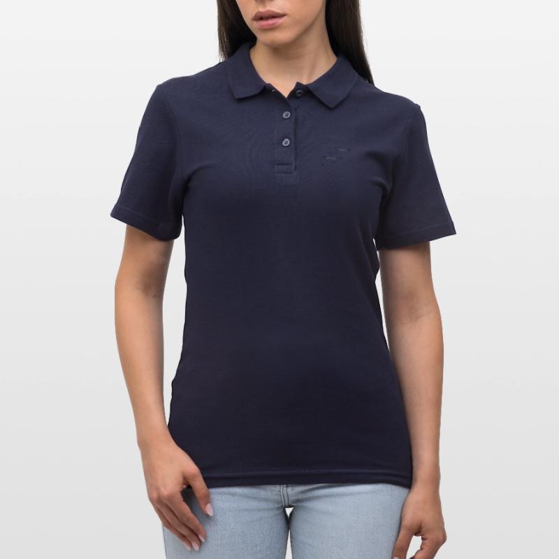 While Not Dead Eat Sleep Code Programmierer Hacker Frauen Polo Shirt
