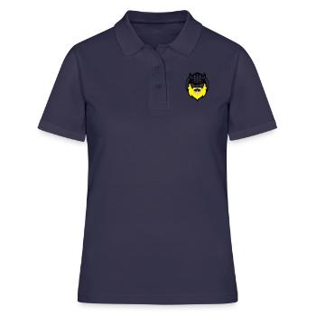 Odin - Frauen Polo Shirt - Navy - Vorne - Ailine (174cm)