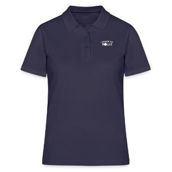 Je claque mes balles Chemise Cadeau de baseball - Polo Femme - bleu marine - Devant - Ailine (174cm)