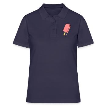 Eis - Frauen Polo Shirt - Navy - Vorne - Ailine (174cm)