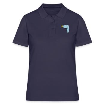 clock - Women's Polo Shirt - navy - Front - Ailine (174cm)