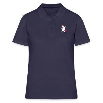tamponner la licorne - Polo Femme - bleu marine - Devant - Ailine (174cm)