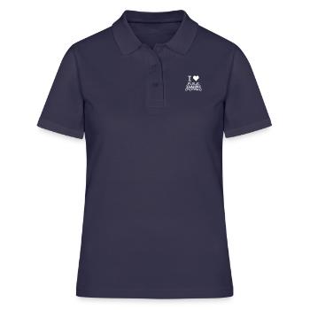 Anti Cars Infrastructure durable & transports - Polo Femme - bleu marine - Devant - Ailine (174cm)