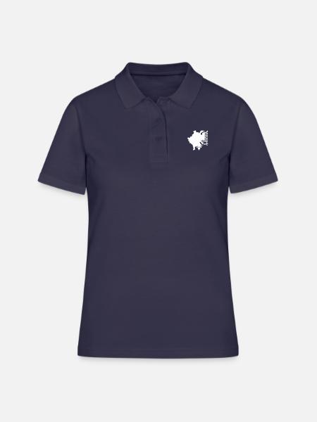 Kosovo - Albaner weiß - Frauen Polo Shirt - Navy