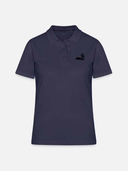hygiene - Frauen Polo Shirt - Navy