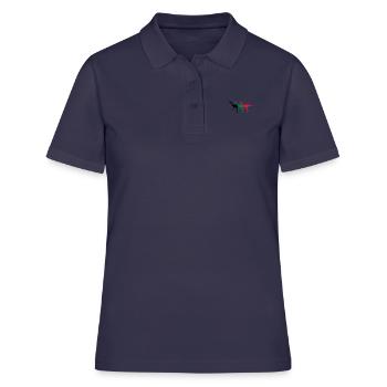 dinos - Frauen Polo Shirt - Navy - Vorne - Ailine (174cm)