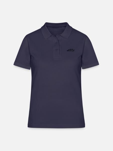 grill evolution - Frauen Polo Shirt - Navy