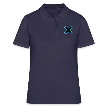 Urbain Up - Polo Femme - bleu marine - Devant - Ailine (174cm)