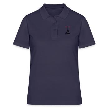 tour eiffel paris - Polo Femme - bleu marine - Devant - Ailine (174cm)