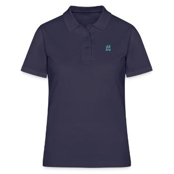 Social Media Hashtag Stefanie - Frauen Polo Shirt - Navy - Vorne - Ailine (174cm)