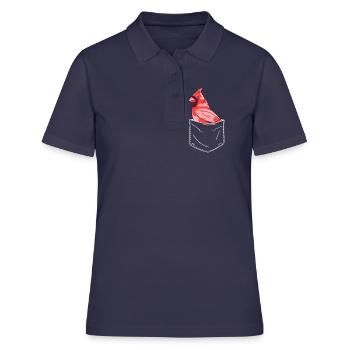 Cardinal Rouge Cardinal Vogel Cardinal Rouge - Polo Femme - bleu marine - Devant - Ailine (174cm)