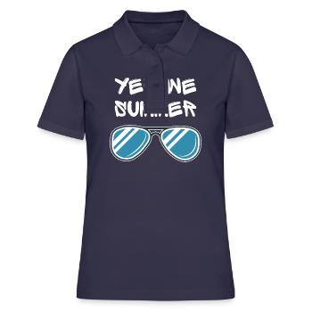 Yes we summer ! Style unique original - Polo Femme - bleu marine - Devant - Ailine (174cm)