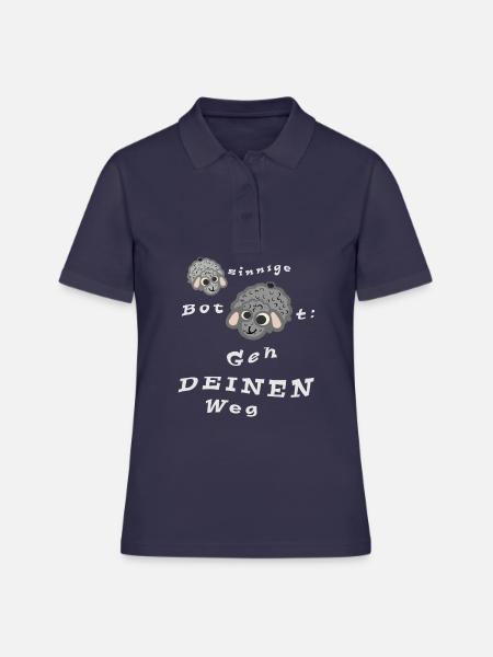 Geh DEINEN Weg - Frauen Polo Shirt - Navy