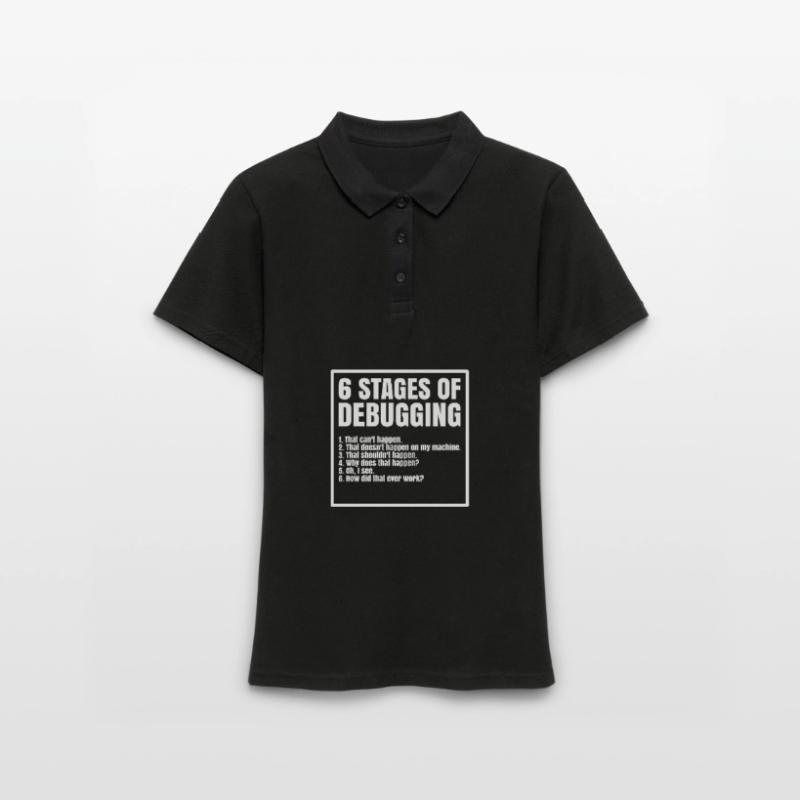 Informatik Programmierer Coder C++ Html Frauen Polo Shirt