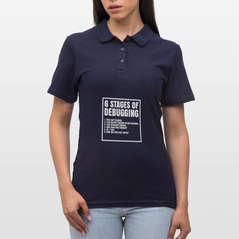 Codeur informatique Coder C++ Html Polo Femme
