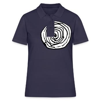 eye - Women's Polo Shirt - navy - Front - Ailine (174cm)