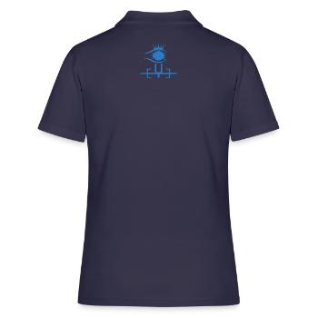 Le flux - Polo Femme - bleu marine - Dos - Ailine (174cm)