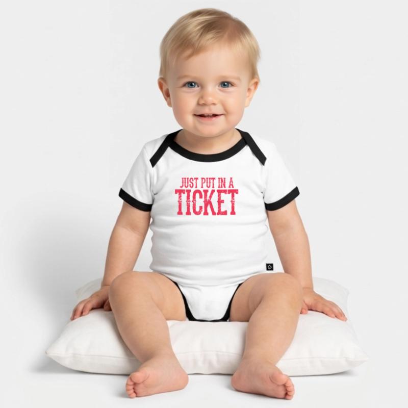 Technical support computer computer scientist nerd Organic Baby Contrasting Bodysuit