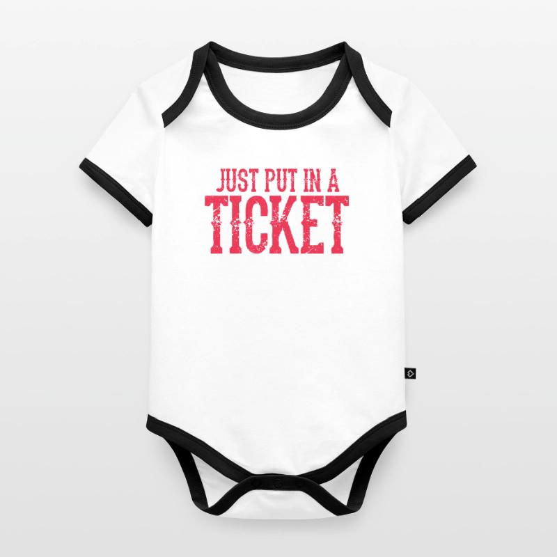 Technical support computer computer scientist nerd Organic Baby Contrasting Bodysuit